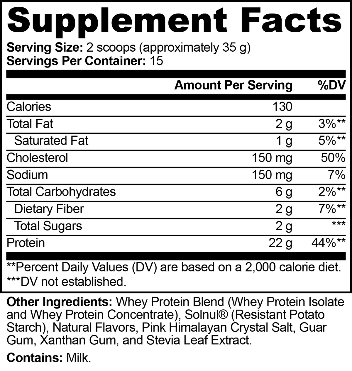Milieu Performance Whey Protein Blend (Chocolate)