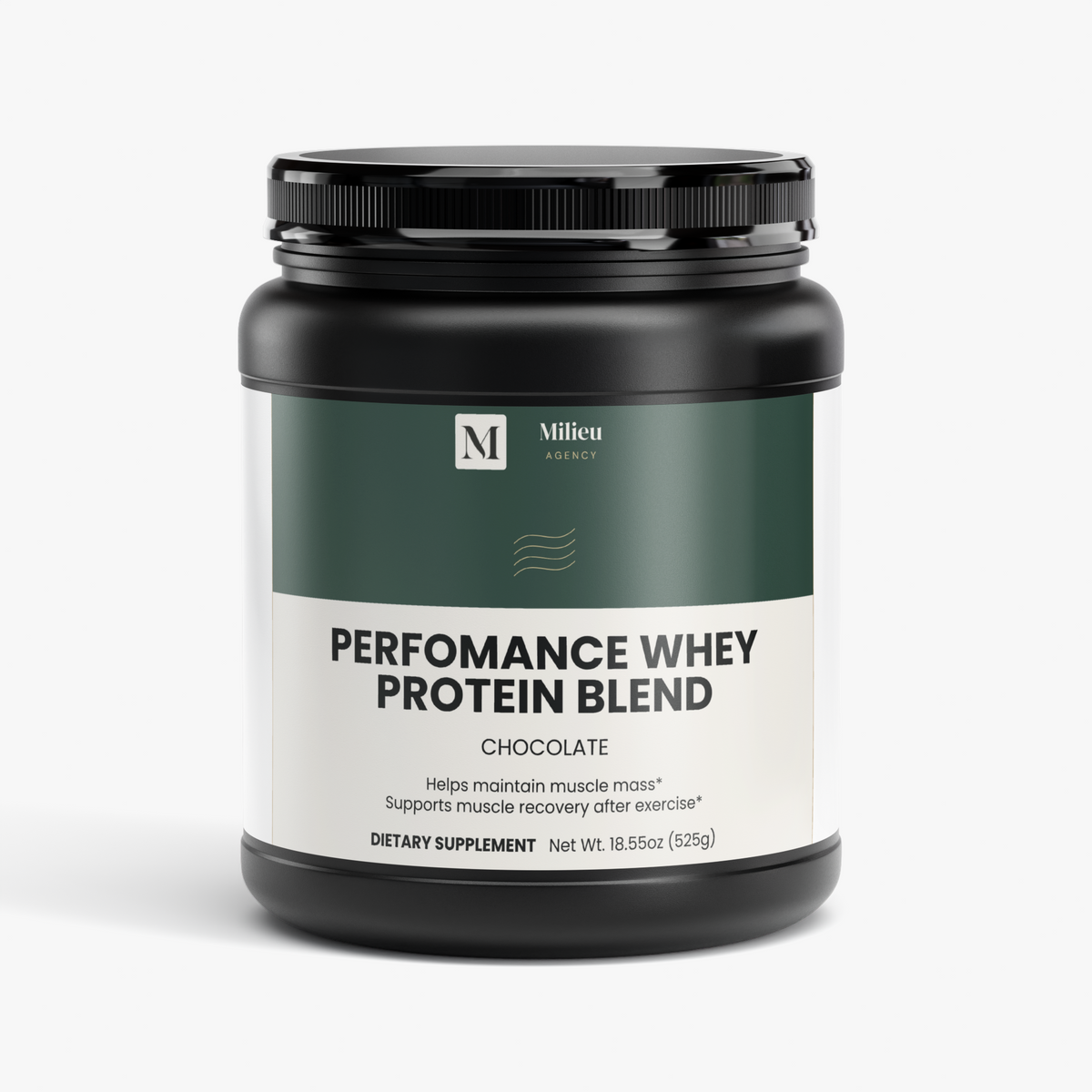 Milieu Performance Whey Protein Blend (Chocolate)