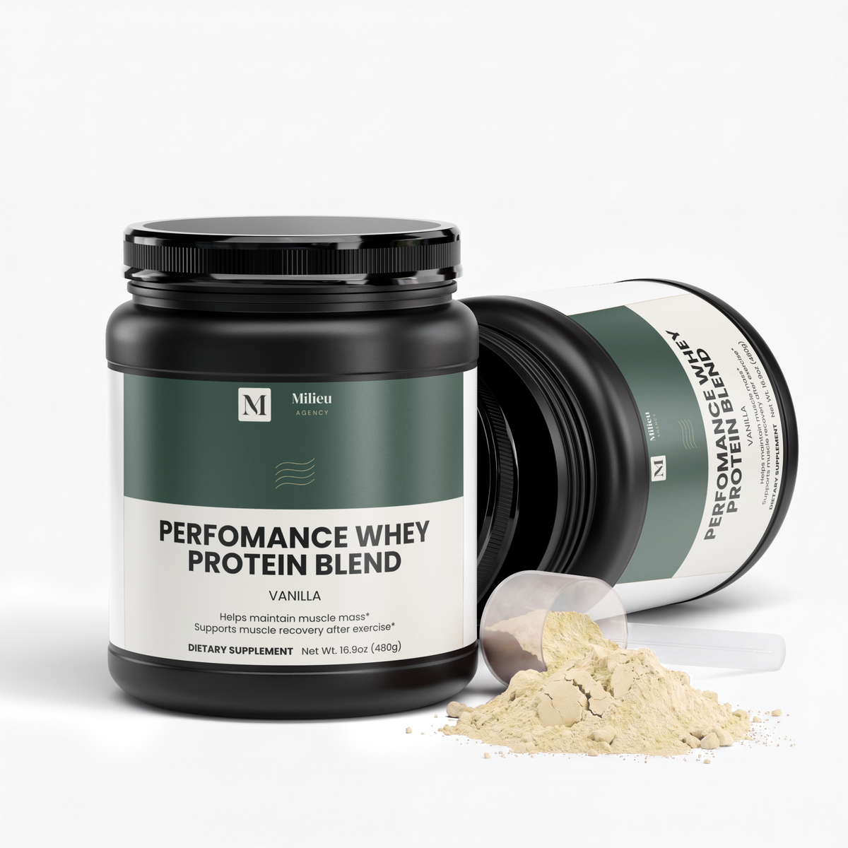 Milieu Performance Whey Protein Blend (Vanilla)