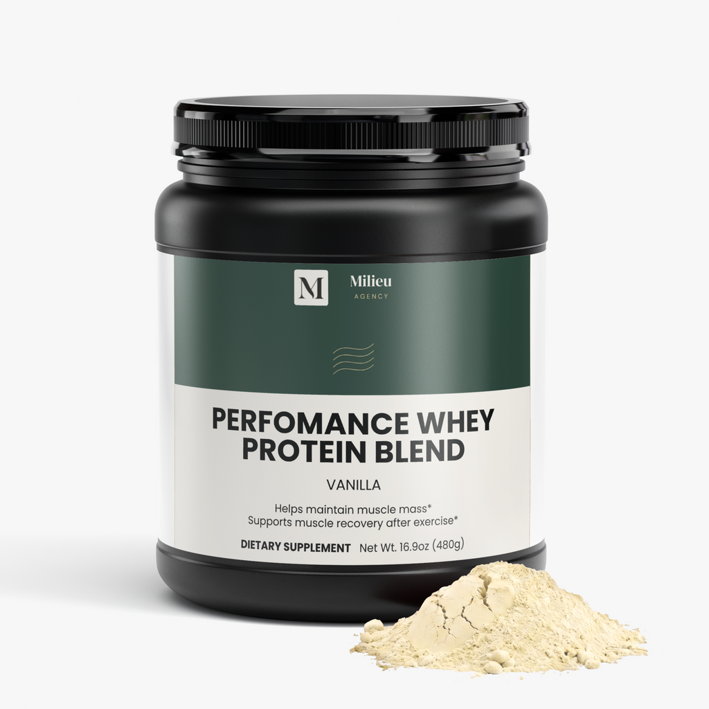 Milieu Performance Whey Protein Blend (Vanilla)