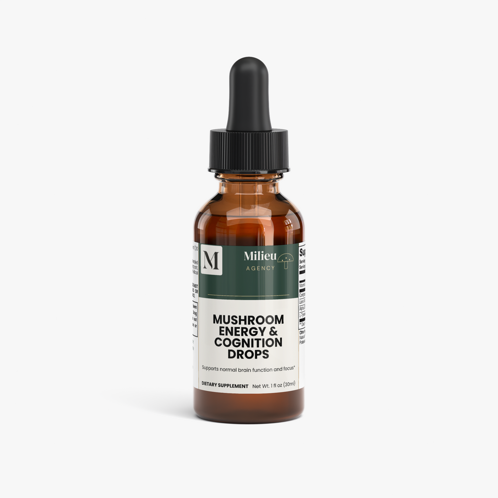 Milieu Mushroom Energy & Cognition Drops