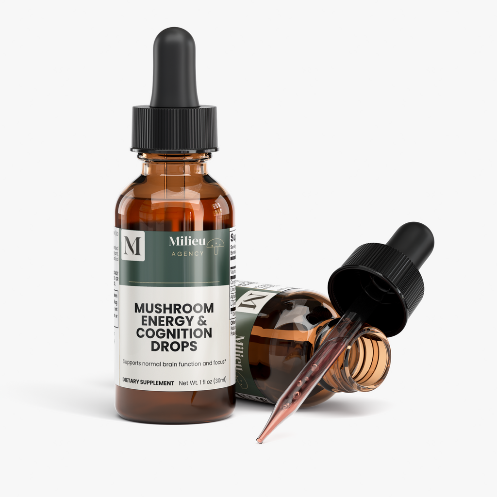 Milieu Mushroom Energy & Cognition Drops