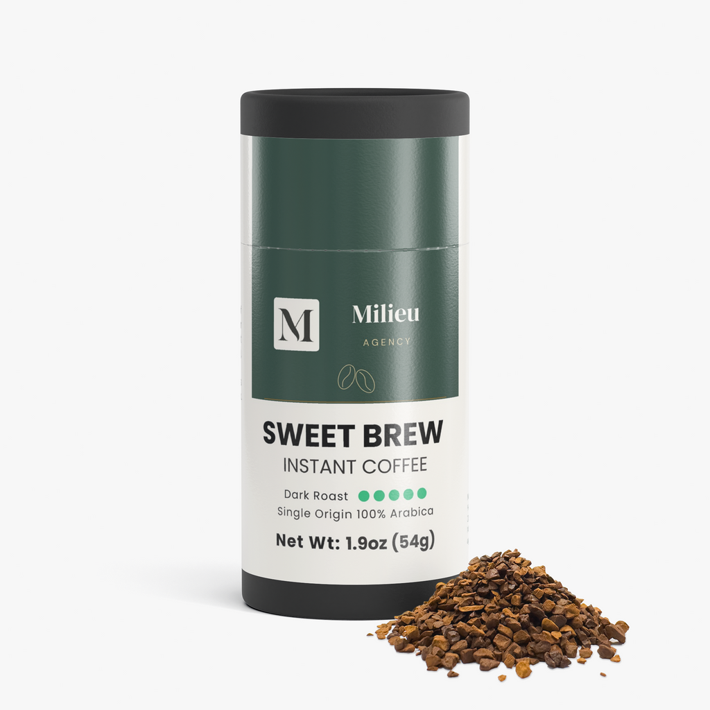 Milieu Sweet Brew Instant Coffee (Dark Roast)
