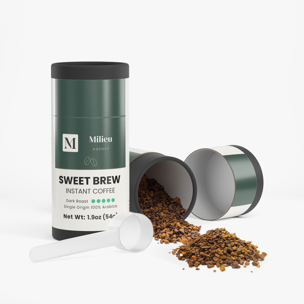 Milieu Sweet Brew Instant Coffee (Dark Roast)