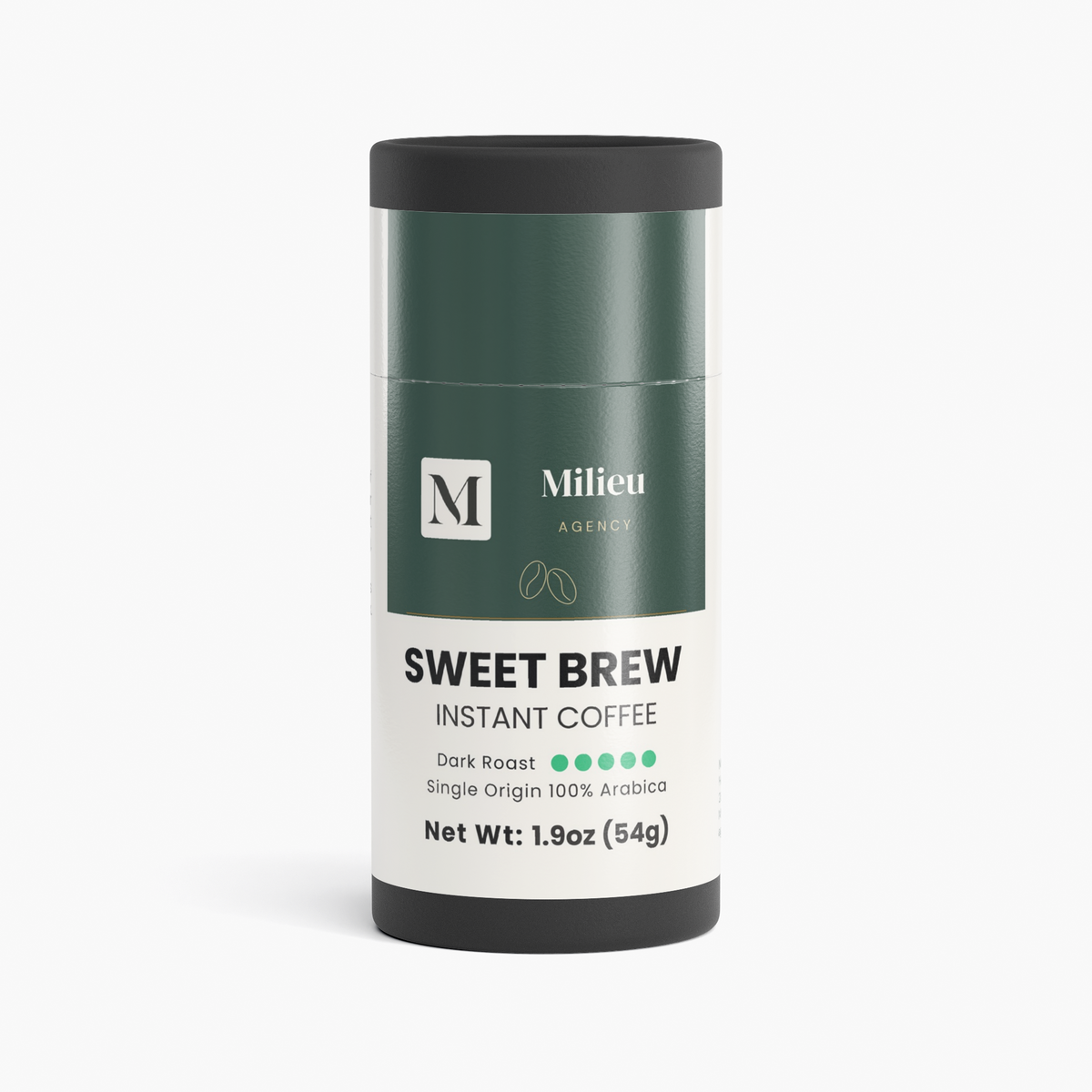 Milieu Sweet Brew Instant Coffee (Dark Roast)