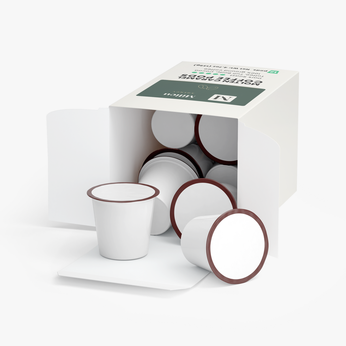 Milieu Molten Caramel Coffee Pods (Dark Roast)