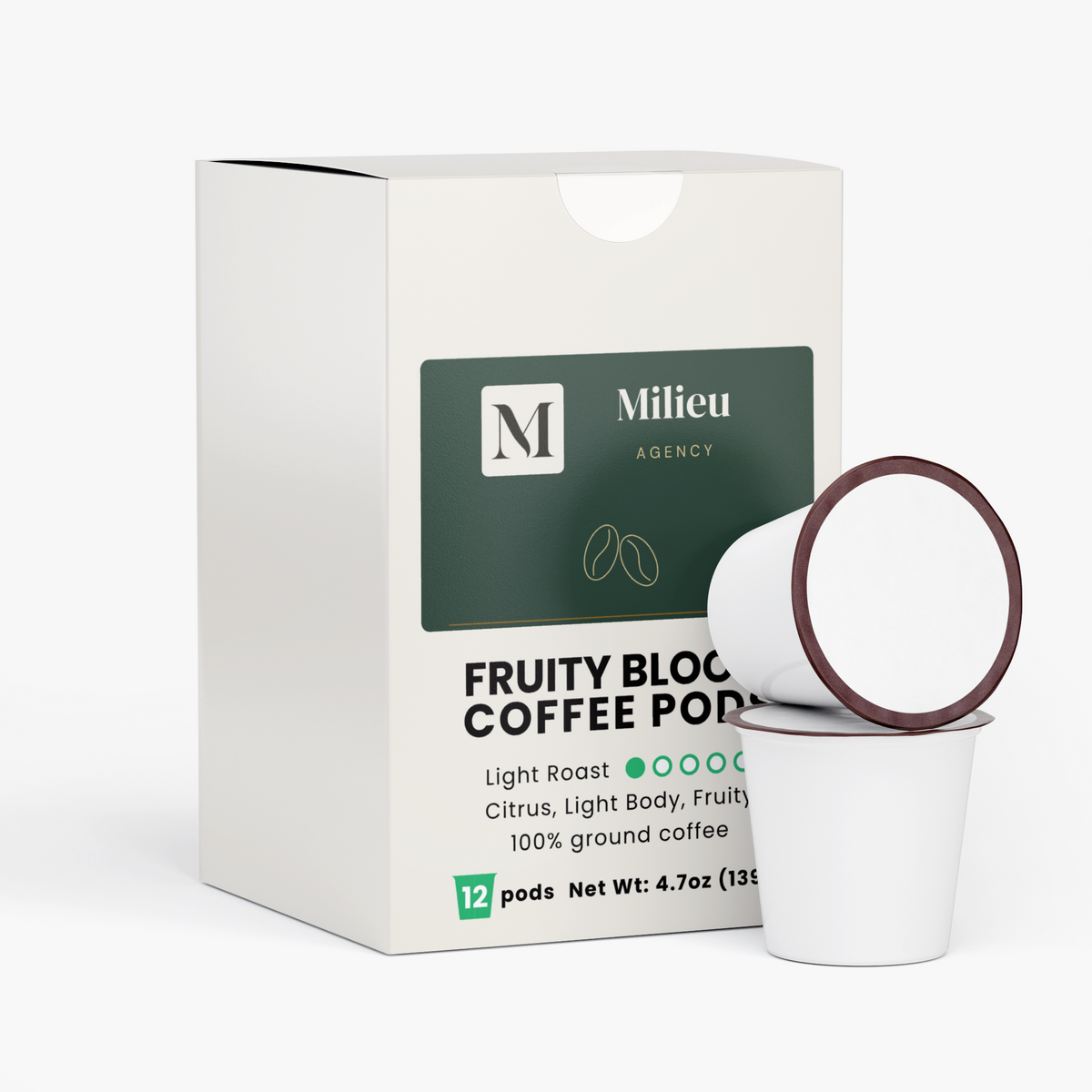 Milieu Fruity Bloom Coffee Pods (Light Roast)