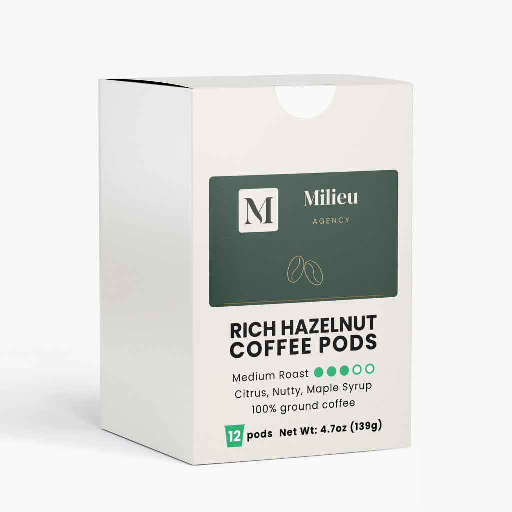 Milieu Rich Hazelnut Coffee Pods (Medium Roast)