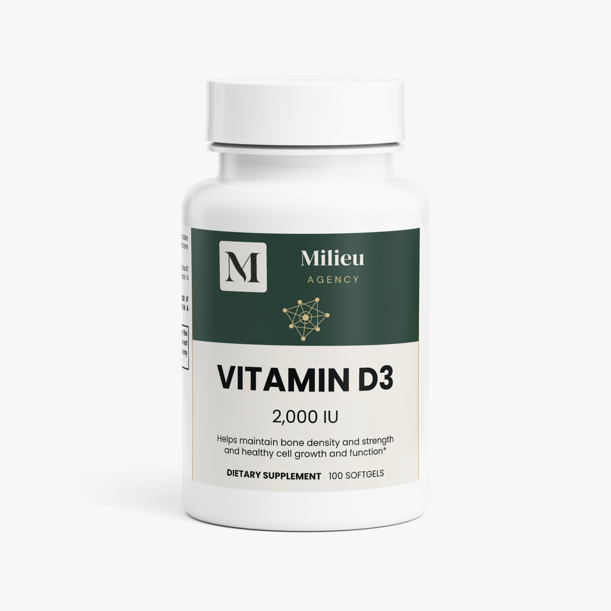 Milieu Vitamin D3 2,000 IU