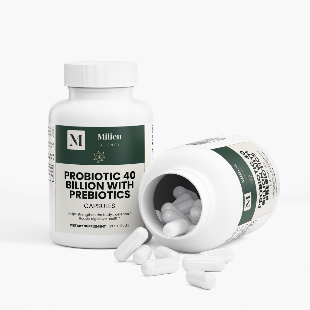 Milieu Probiotic 40 Billion with Prebiotics