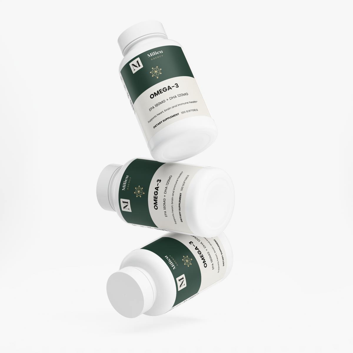 Milieu Omega-3 EPA 180mg + DHA 120mg