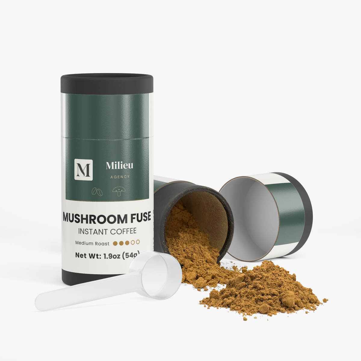 Milieu Mushroom Fuse Instant Coffee (Medium Roast)