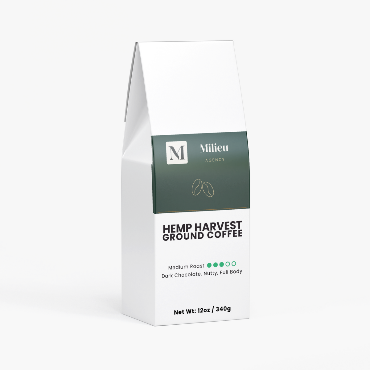 Milieu Hemp Harvest Coffee (Medium Roast)