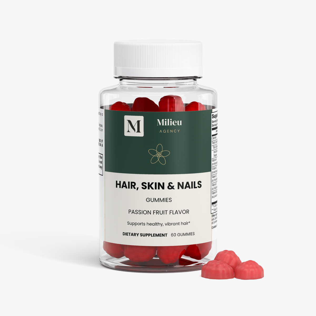 Milieu Hair, Skin & Nails Gummies
