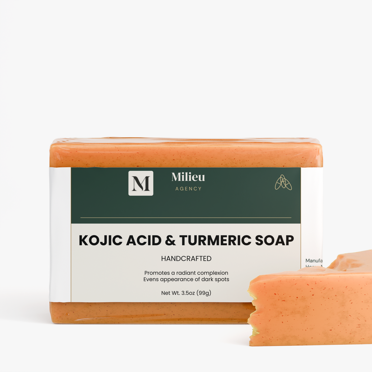Milieu Kojic Acid & Turmeric Soap