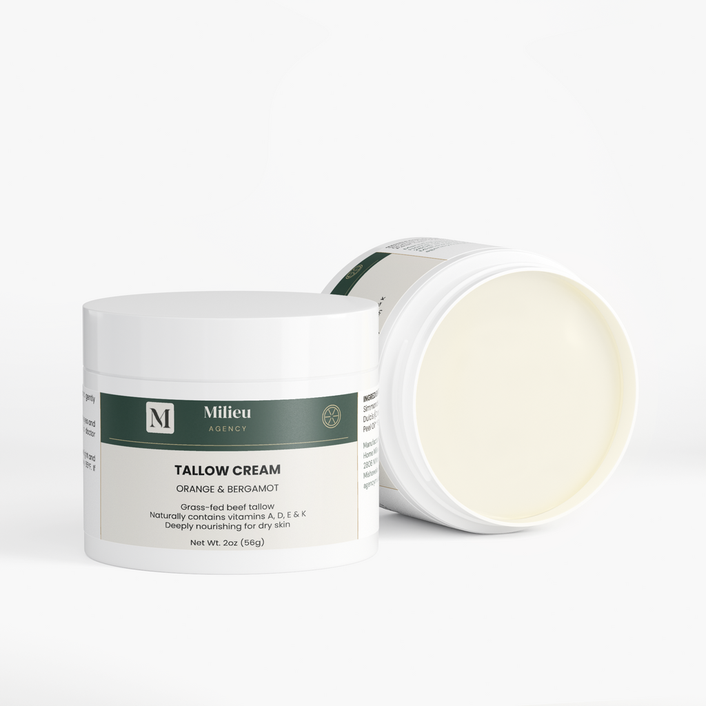 Milieu Tallow Cream Orange & Bergamot