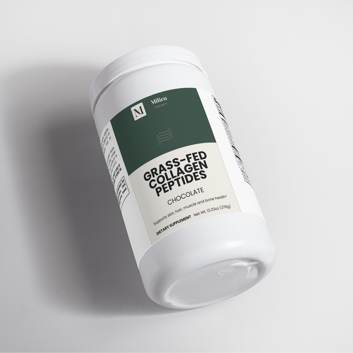 Milieu Grass-Fed Collagen Peptides Powder (Chocolate)