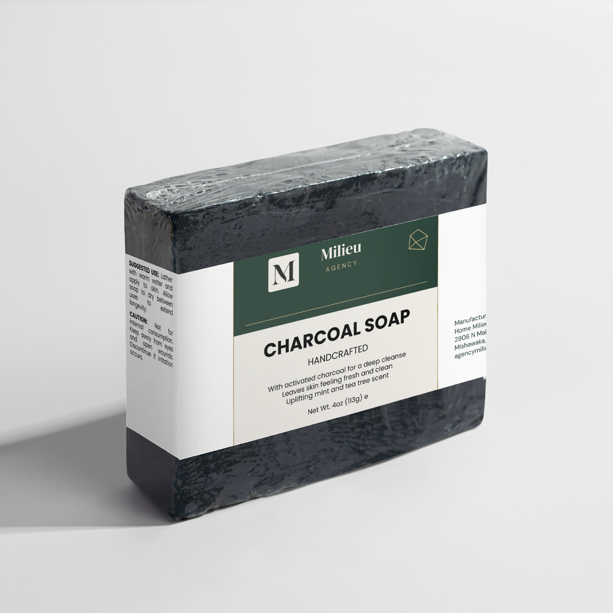 Milieu Charcoal Soap