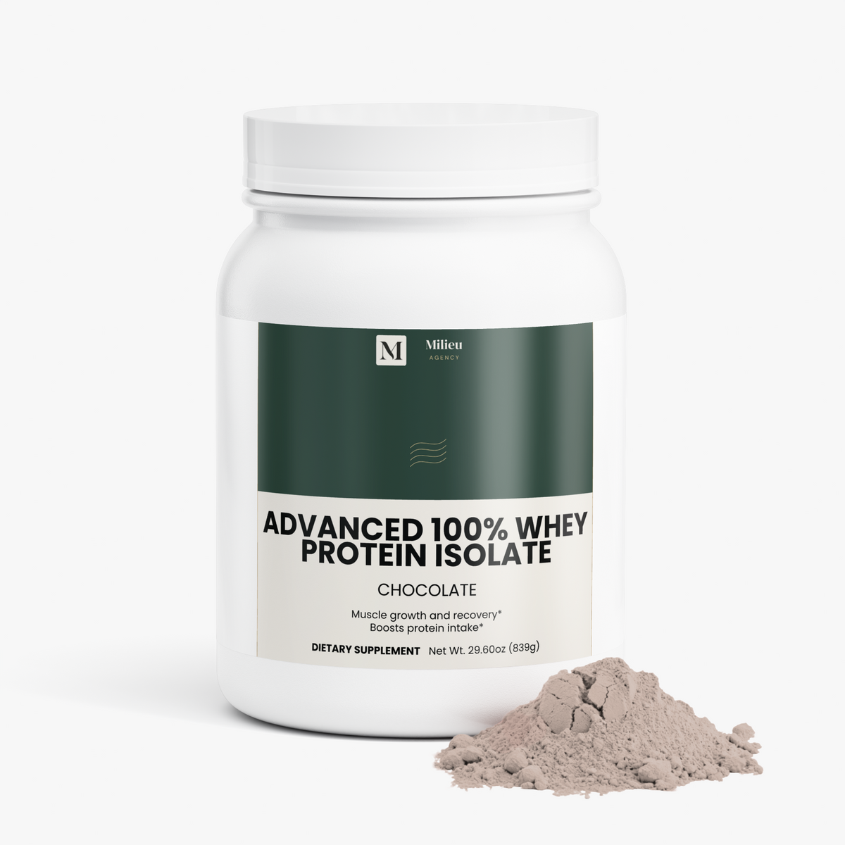 Milieu Advanced 100% Whey Protein Isolate (Chocolate)