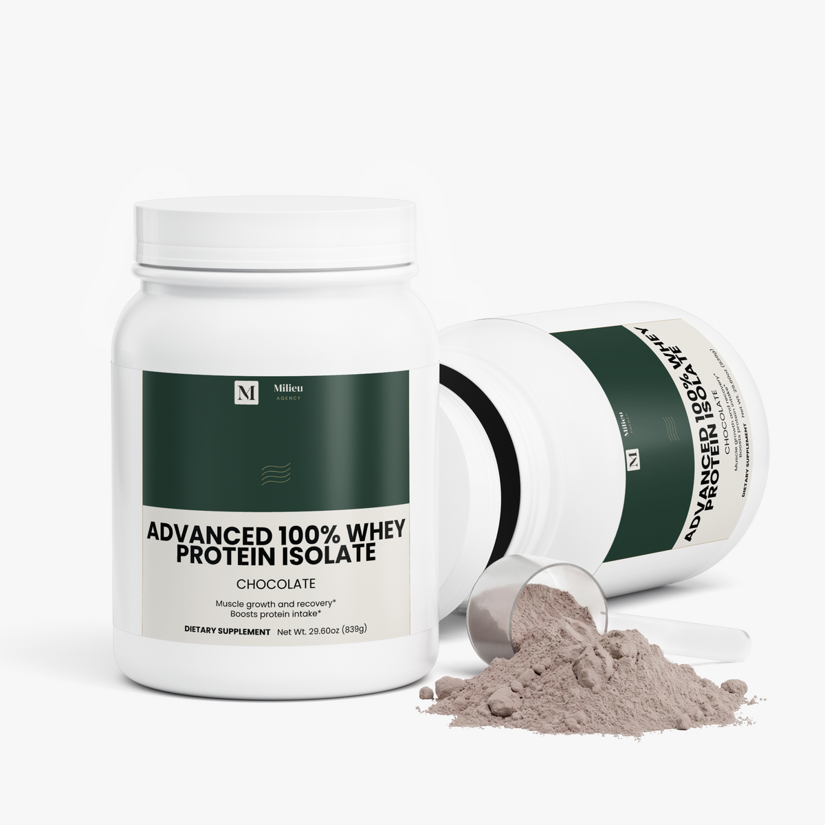 Milieu Advanced 100% Whey Protein Isolate (Chocolate)