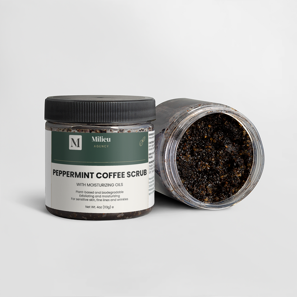 Milieu Peppermint Coffee Scrub