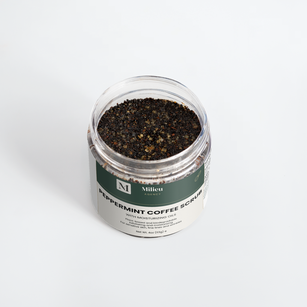 Milieu Peppermint Coffee Scrub