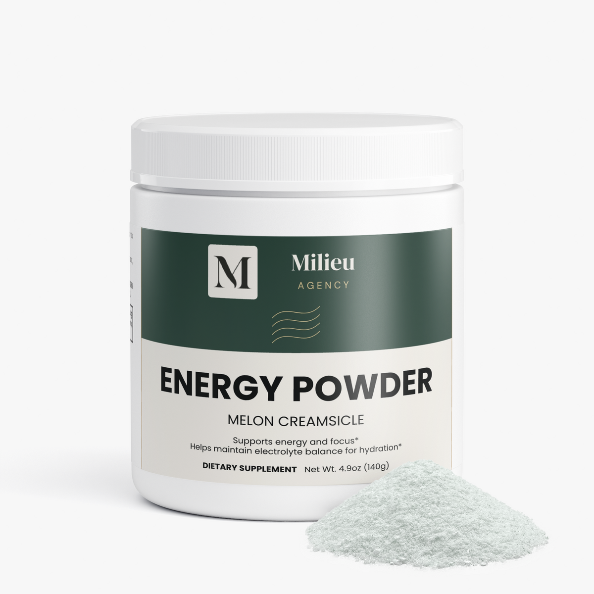 Milieu Energy Powder (Melon Creamsicle)