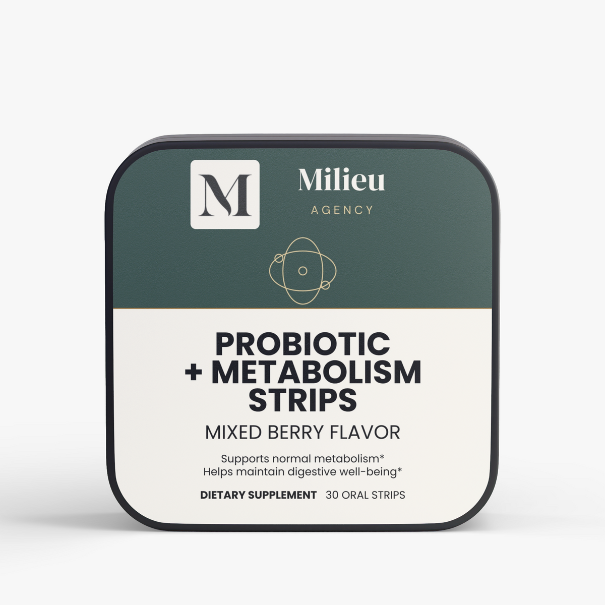 Milieu Probiotic + Metabolism Strips