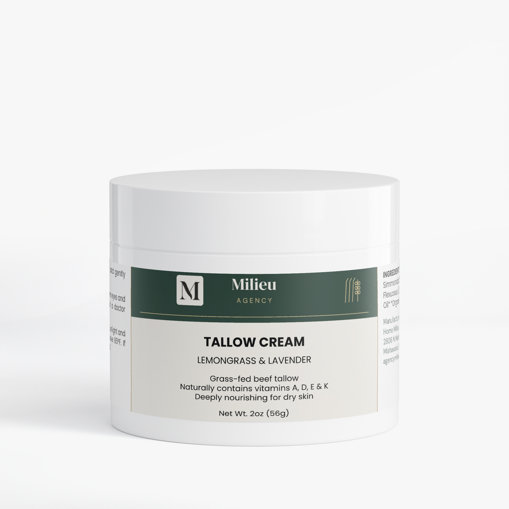 Milieu Tallow Cream Lemongrass & Lavender