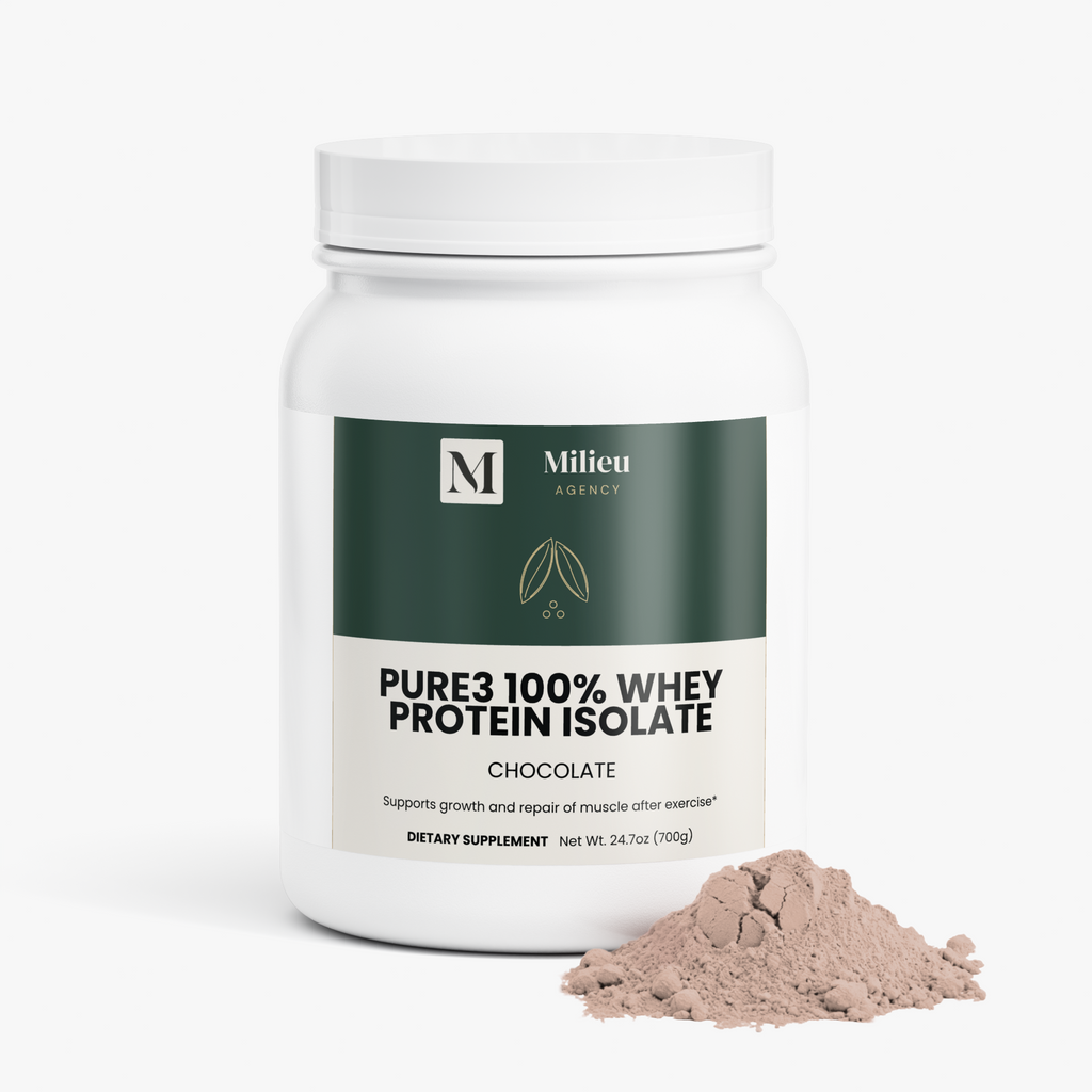 Milieu Pure3 100% Whey Protein Isolate (Chocolate)