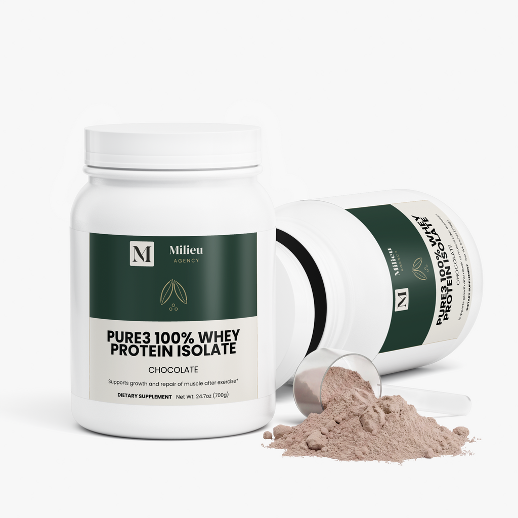 Milieu Pure3 100% Whey Protein Isolate (Chocolate)