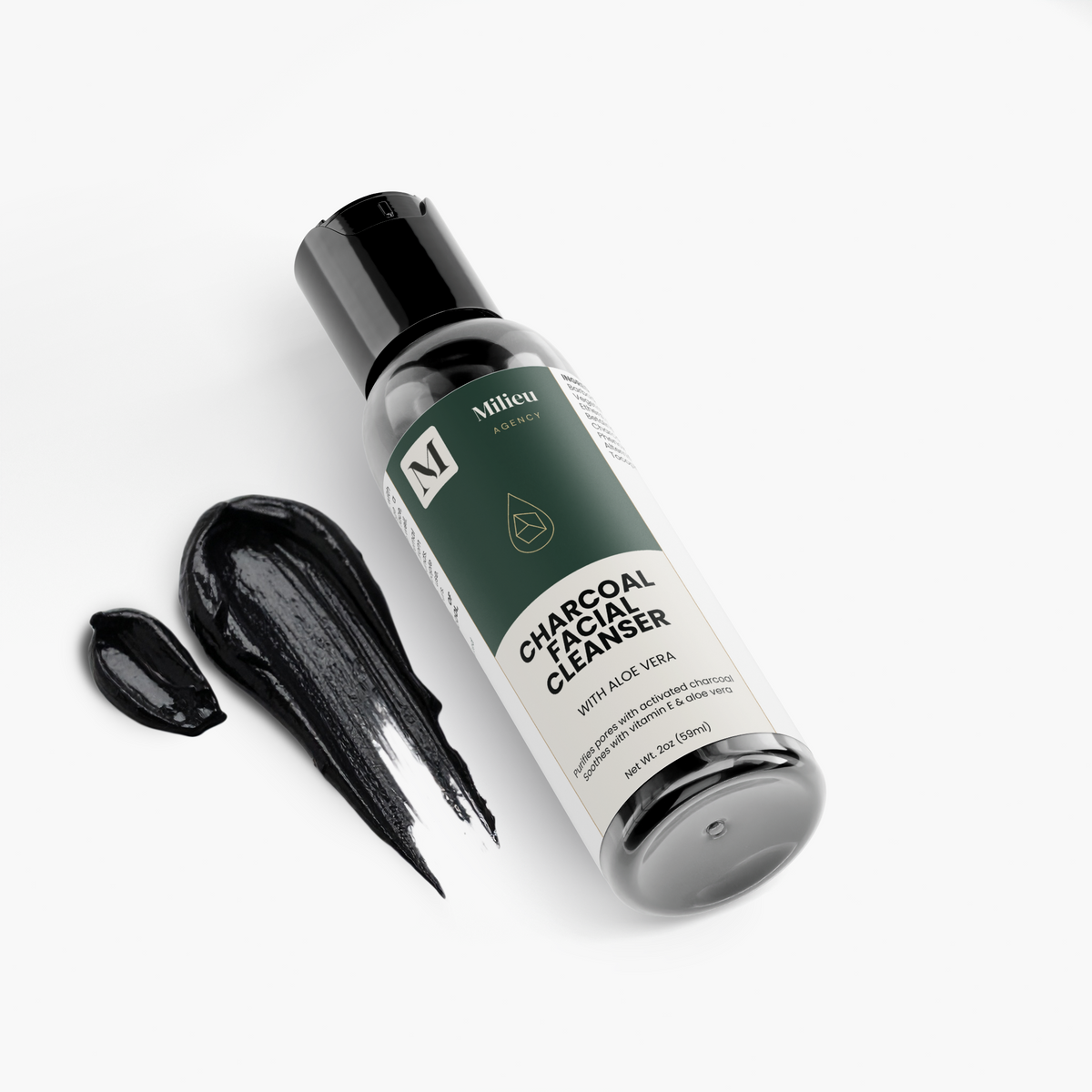Milieu Charcoal Facial Cleanser