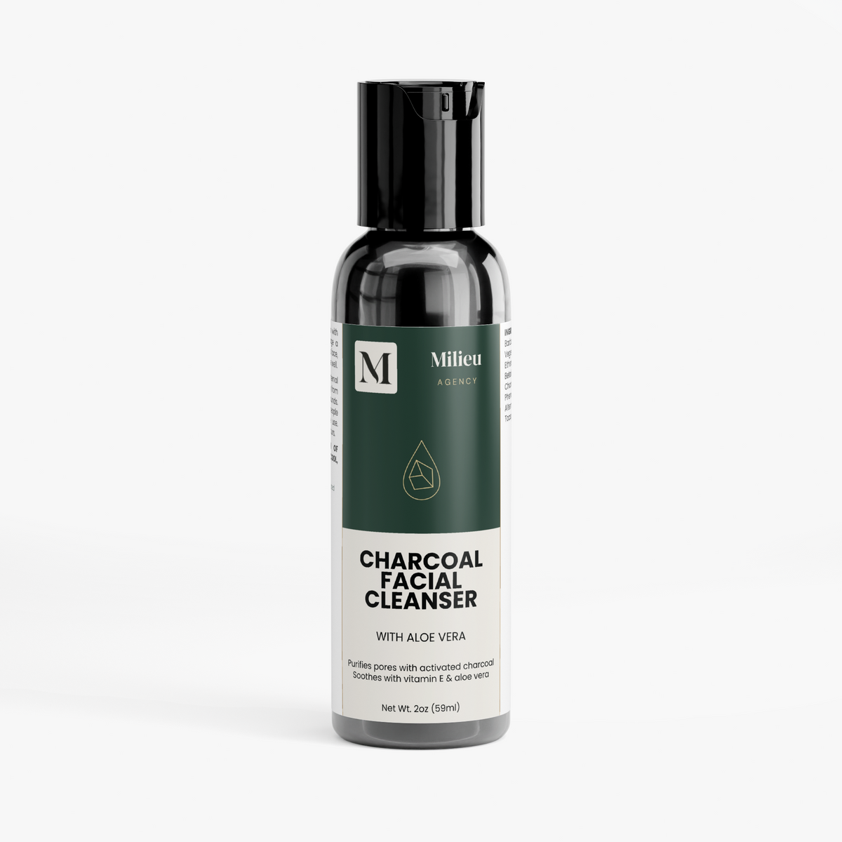 Milieu Charcoal Facial Cleanser