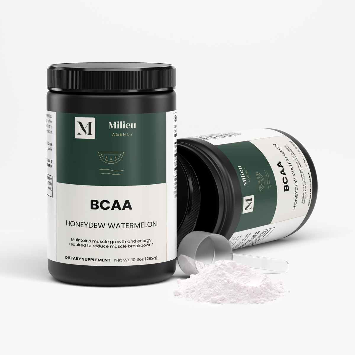 Milieu BCAA Post Workout Powder (Honeydew/Watermelon)