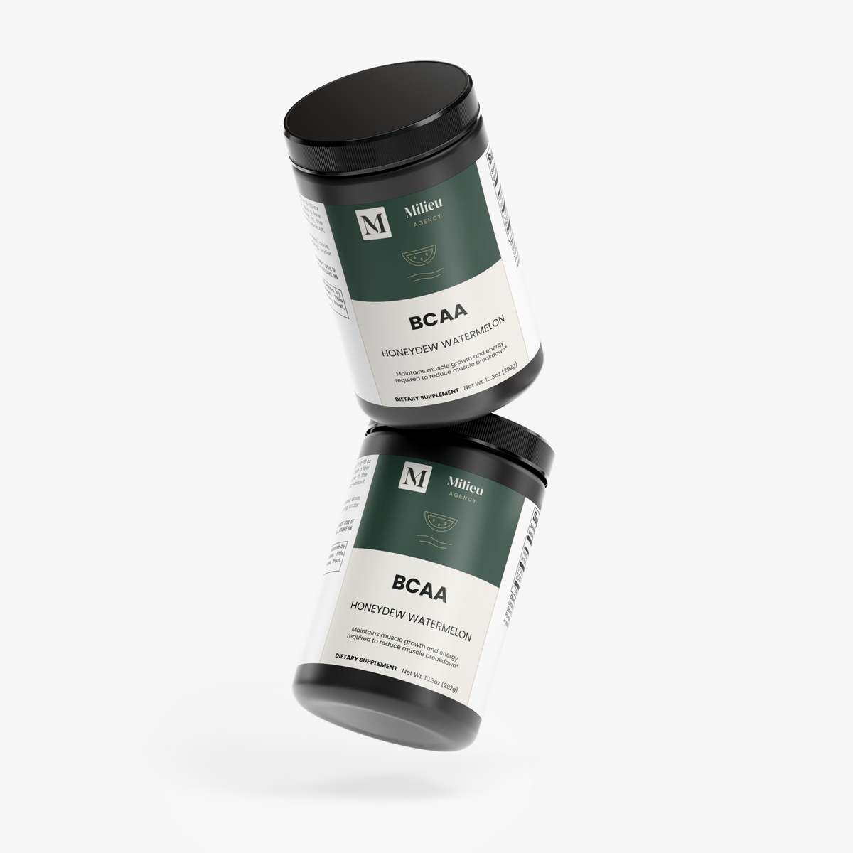 Milieu BCAA Post Workout Powder (Honeydew/Watermelon)