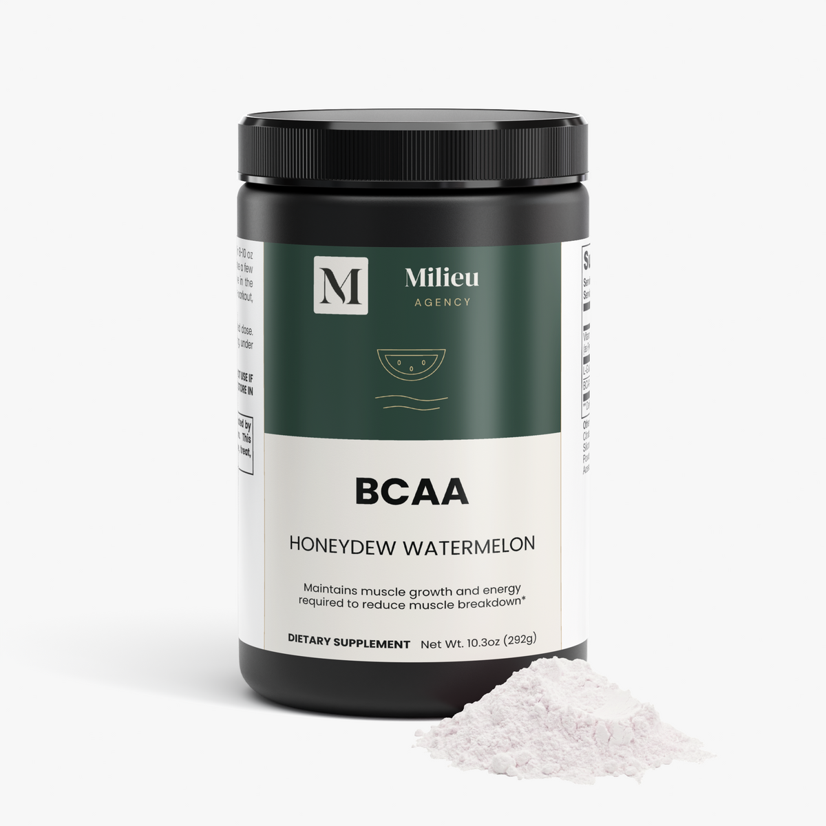 Milieu BCAA Post Workout Powder (Honeydew/Watermelon)