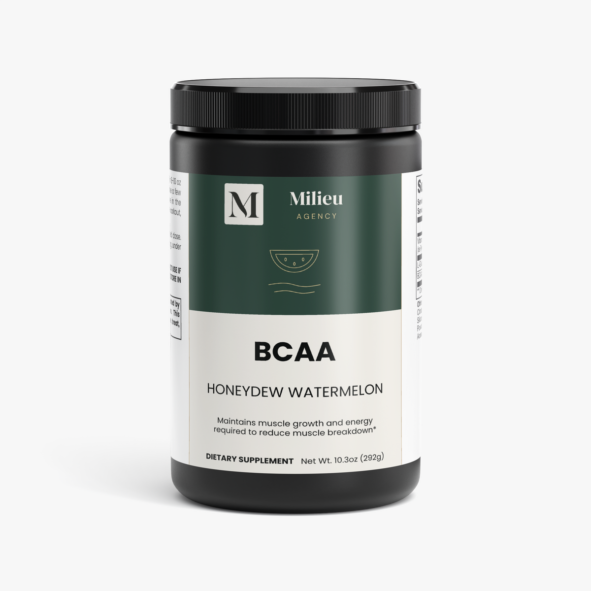 Milieu BCAA Post Workout Powder (Honeydew/Watermelon)