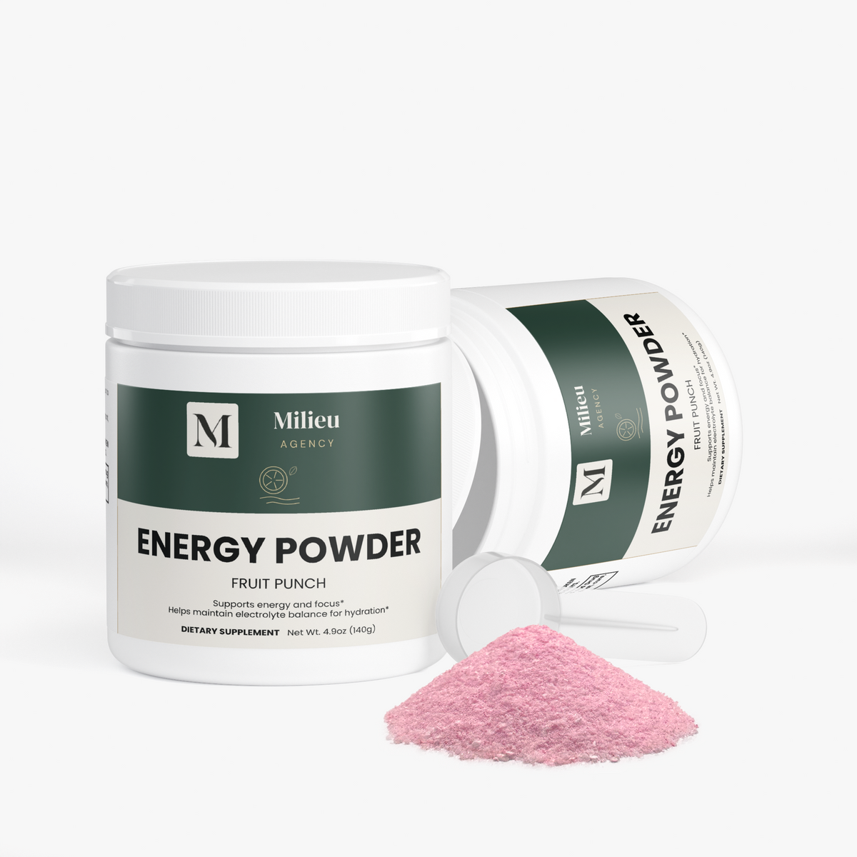 Milieu Energy Powder (Fruit Punch)
