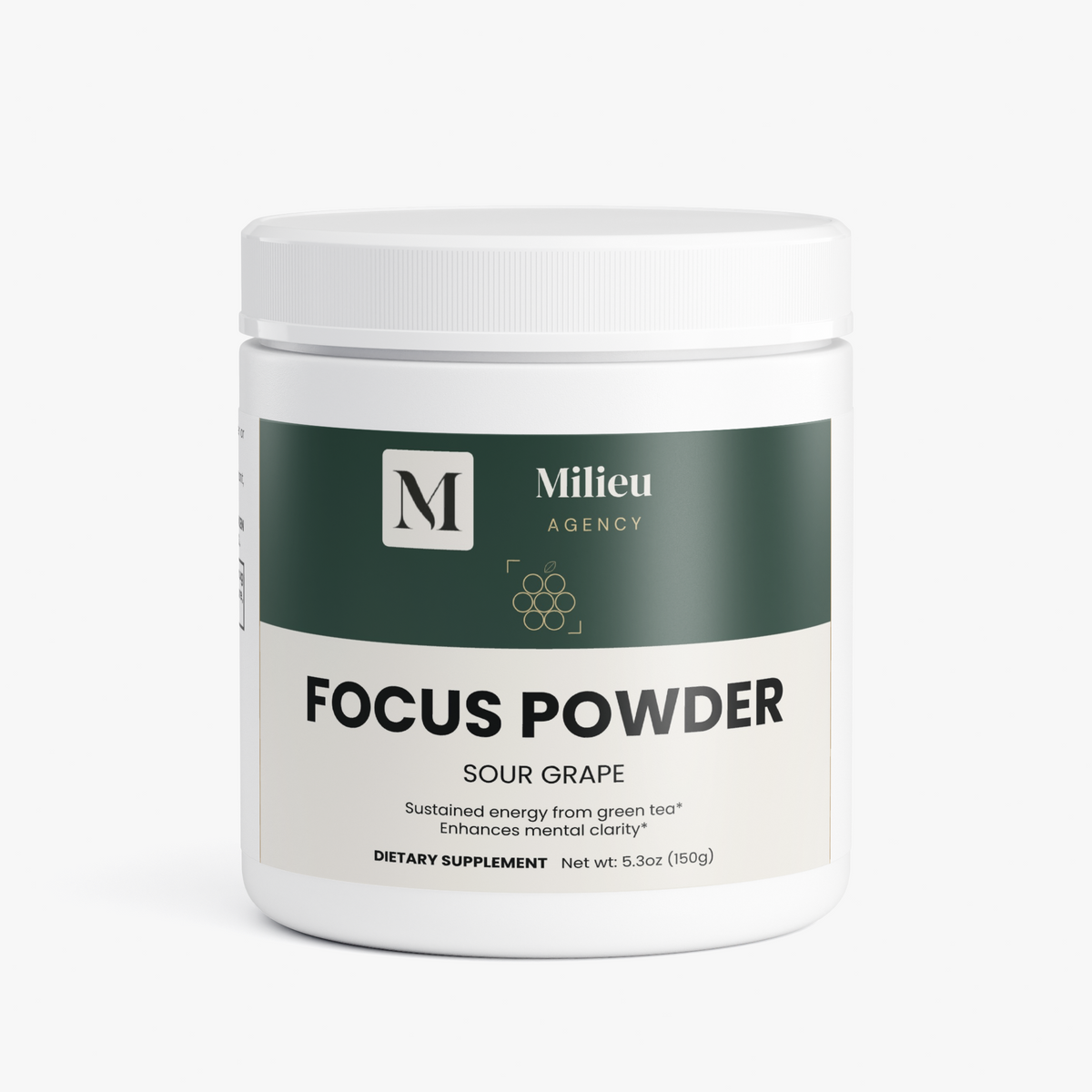 Milieu Focus Powder (Sour Grape)