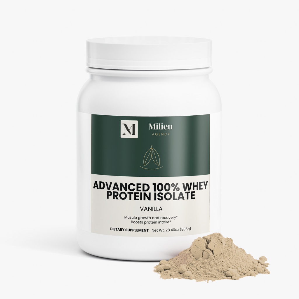 Milieu Advanced 100% Whey Protein Isolate (Vanilla)