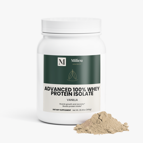 Milieu Advanced 100% Whey Protein Isolate (Vanilla)