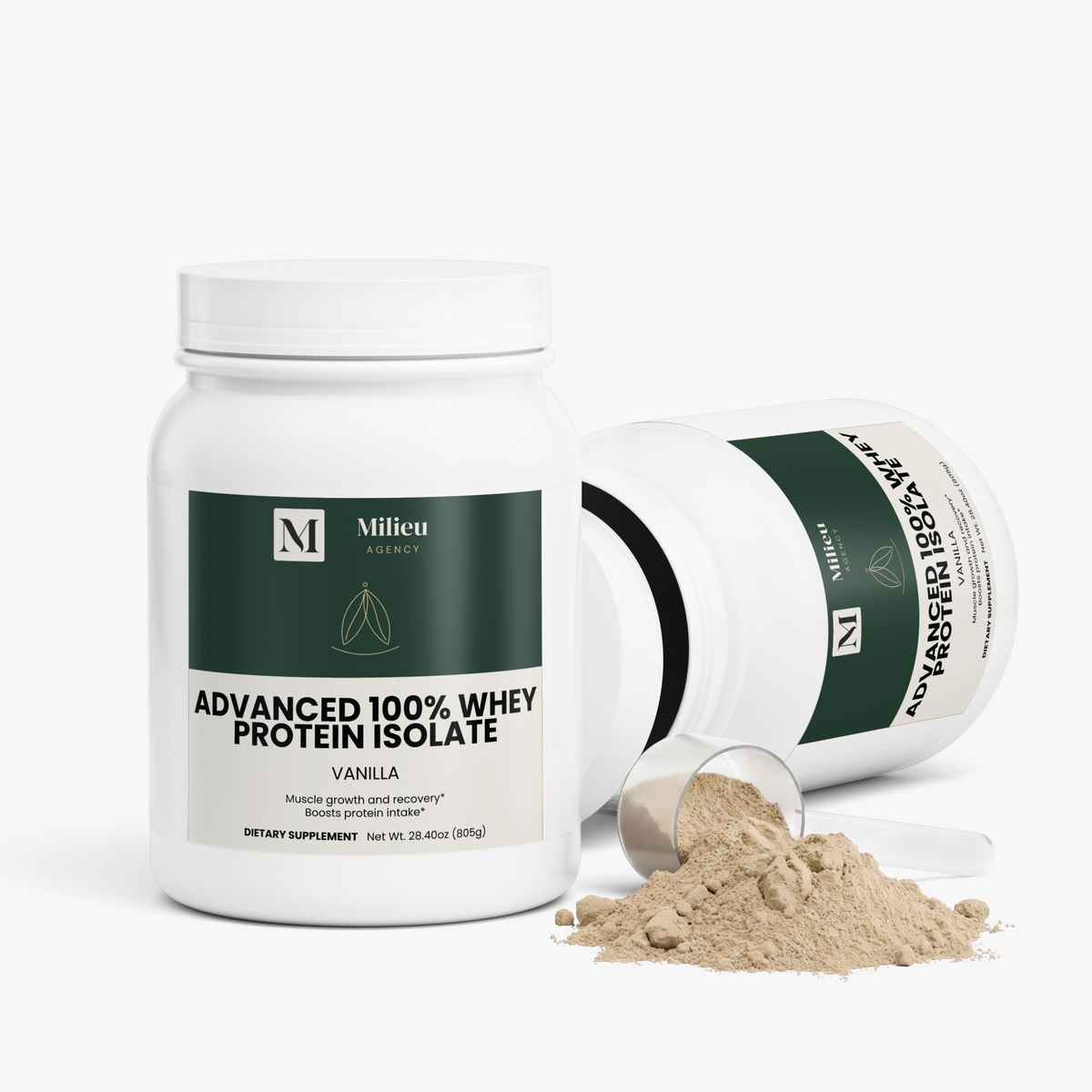 Milieu Advanced 100% Whey Protein Isolate (Vanilla)