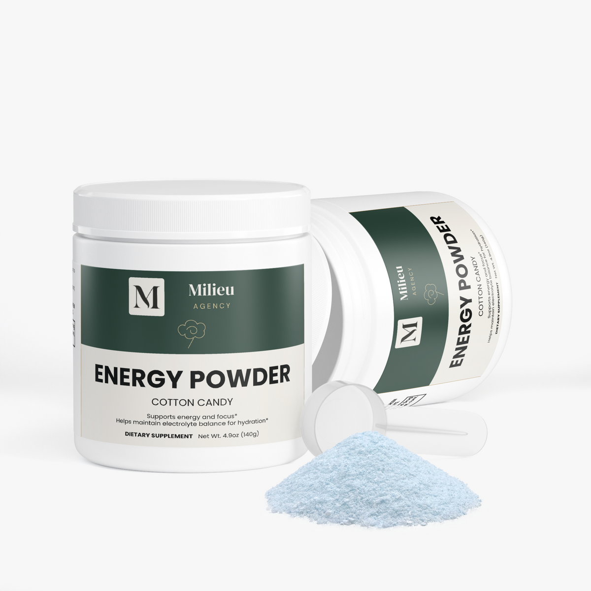 Milieu Energy Powder (Cotton Candy)