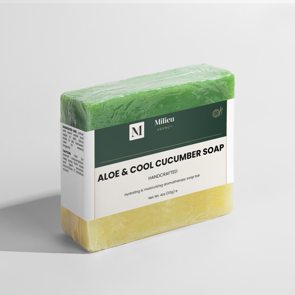 Milieu Aloe & Cool Cucumber Soap