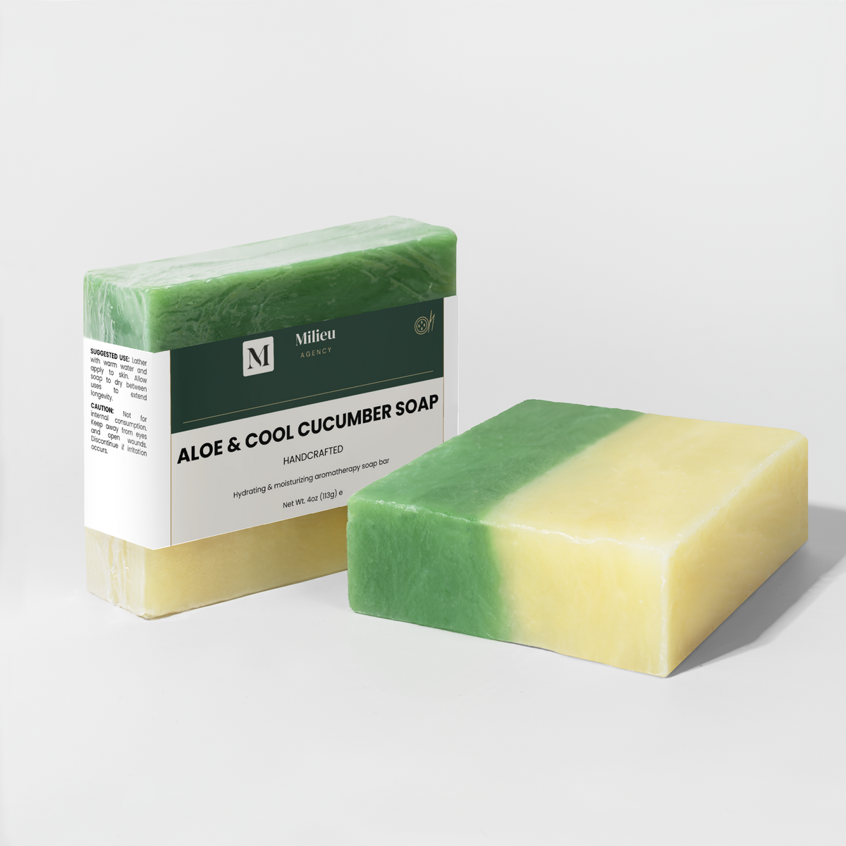 Milieu Aloe & Cool Cucumber Soap