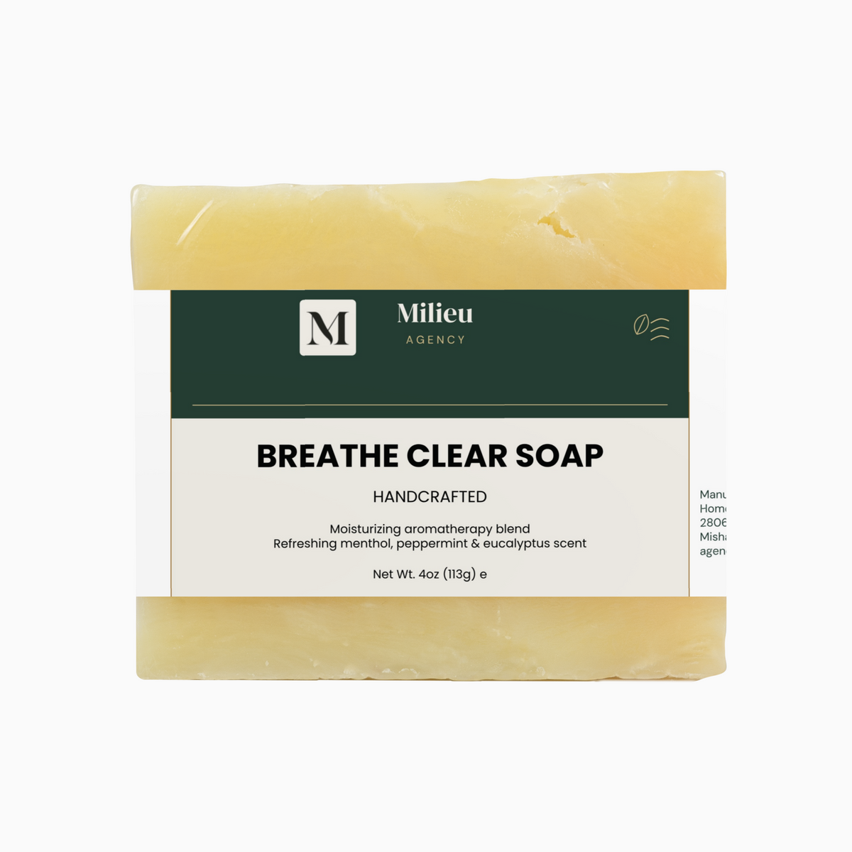 Milieu Breathe Clear Soap