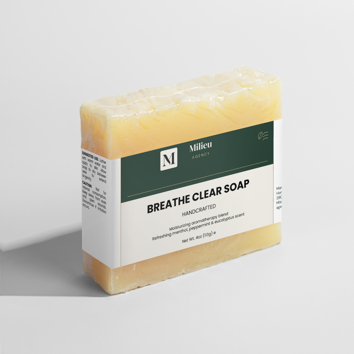 Milieu Breathe Clear Soap