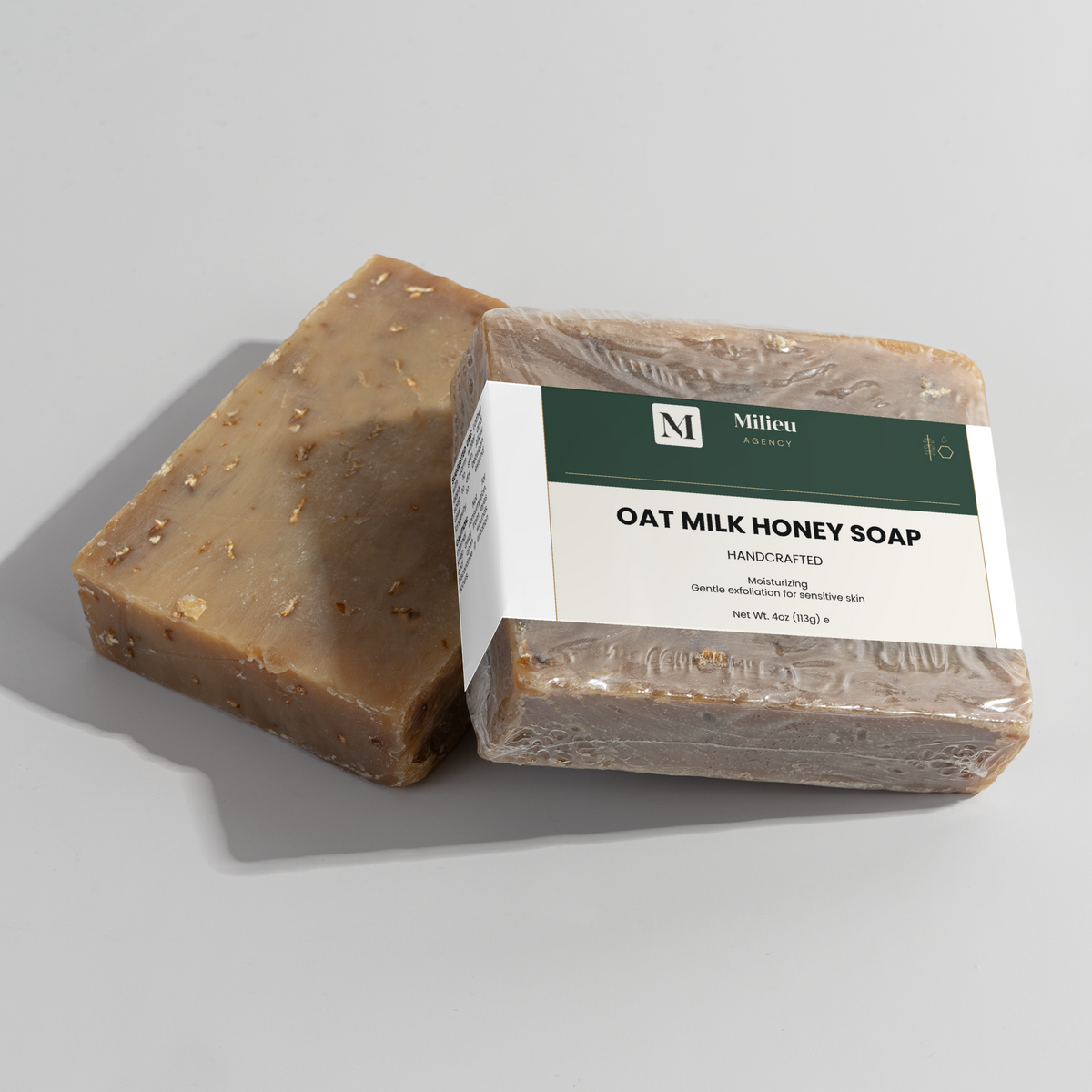 Milieu Oat Milk Honey Soap