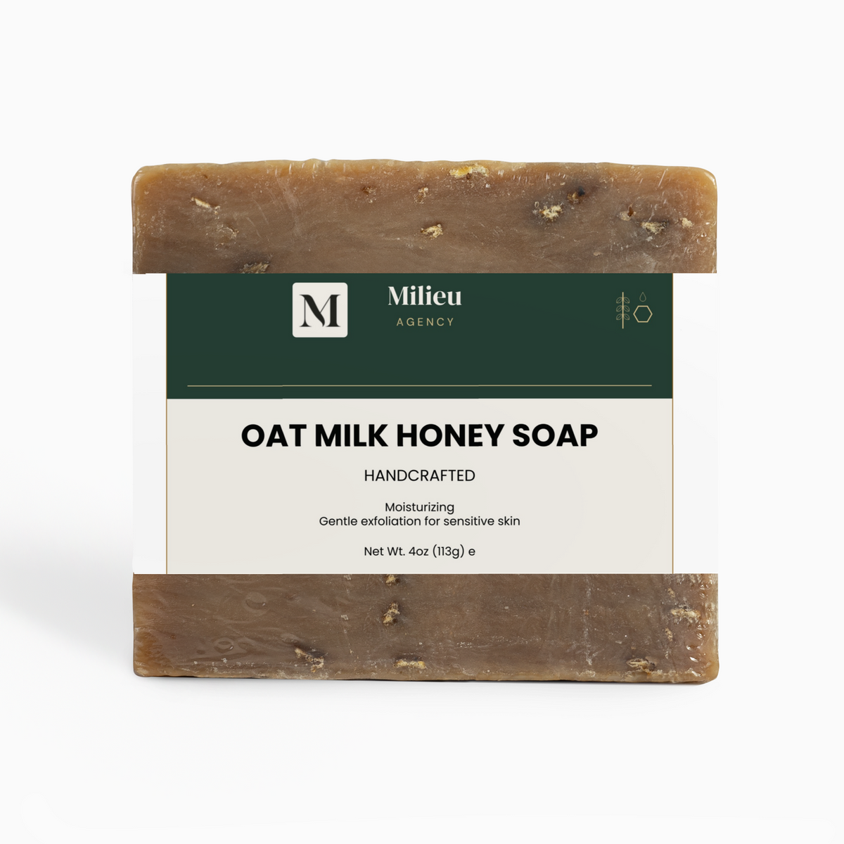 Milieu Oat Milk Honey Soap