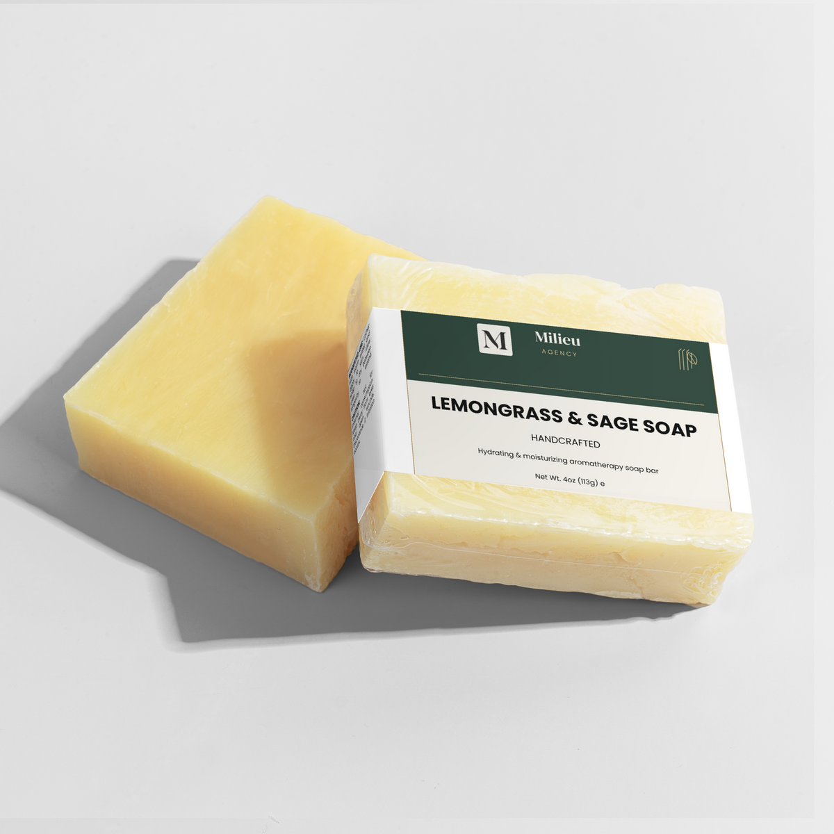 Milieu Lemongrass & Sage Soap
